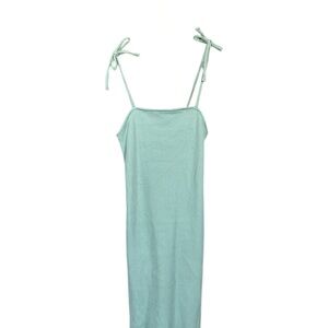 Wild Fable Mint Green Ribbed Spaghetti Strap Mini Bodycon Dress